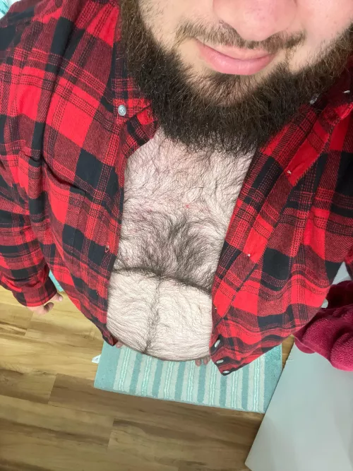 Preparing for a bonfire and putting wood inside out of the elements works up a sweat….