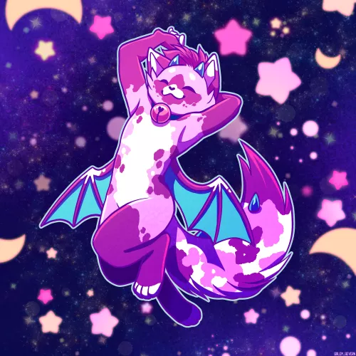 Random drawing of my sona to escape artblock (@Salem_Severn)