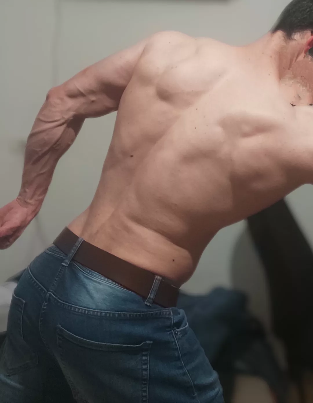 Skinny but veiny