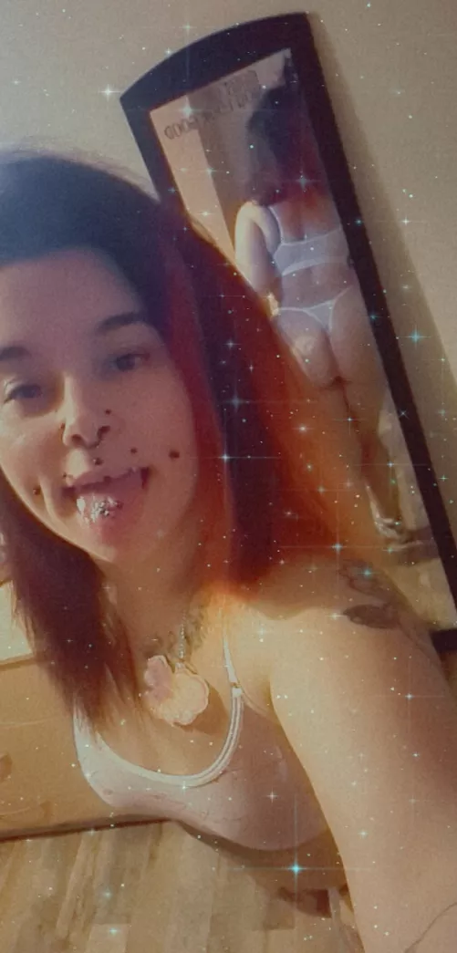 Sometimes pink undies can be as cute as black