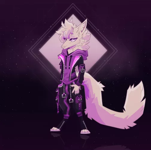 Tech [art by me] [@honeymoss_ on twitter]