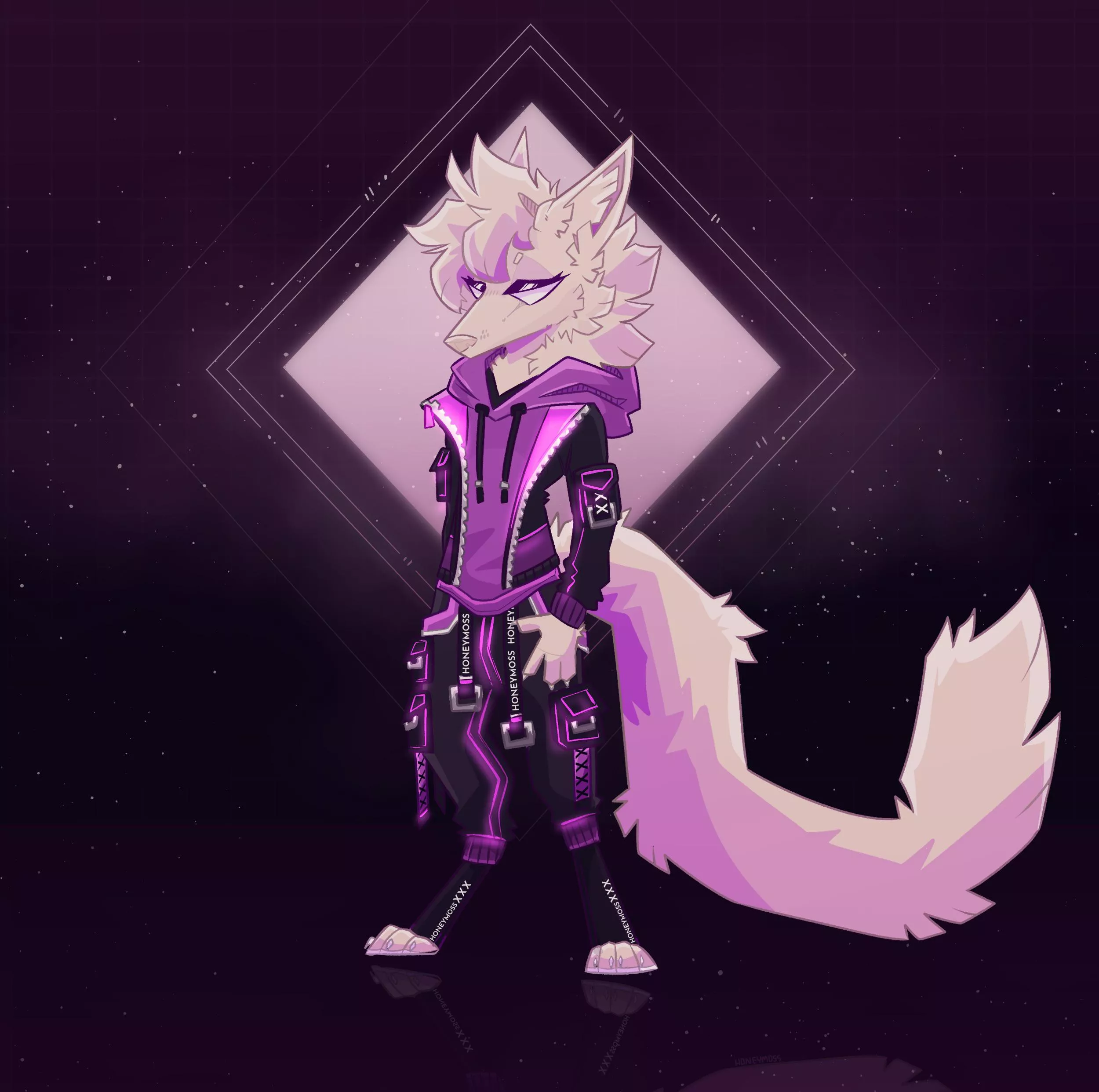 Tech [art by me] [@honeymoss_ on twitter]