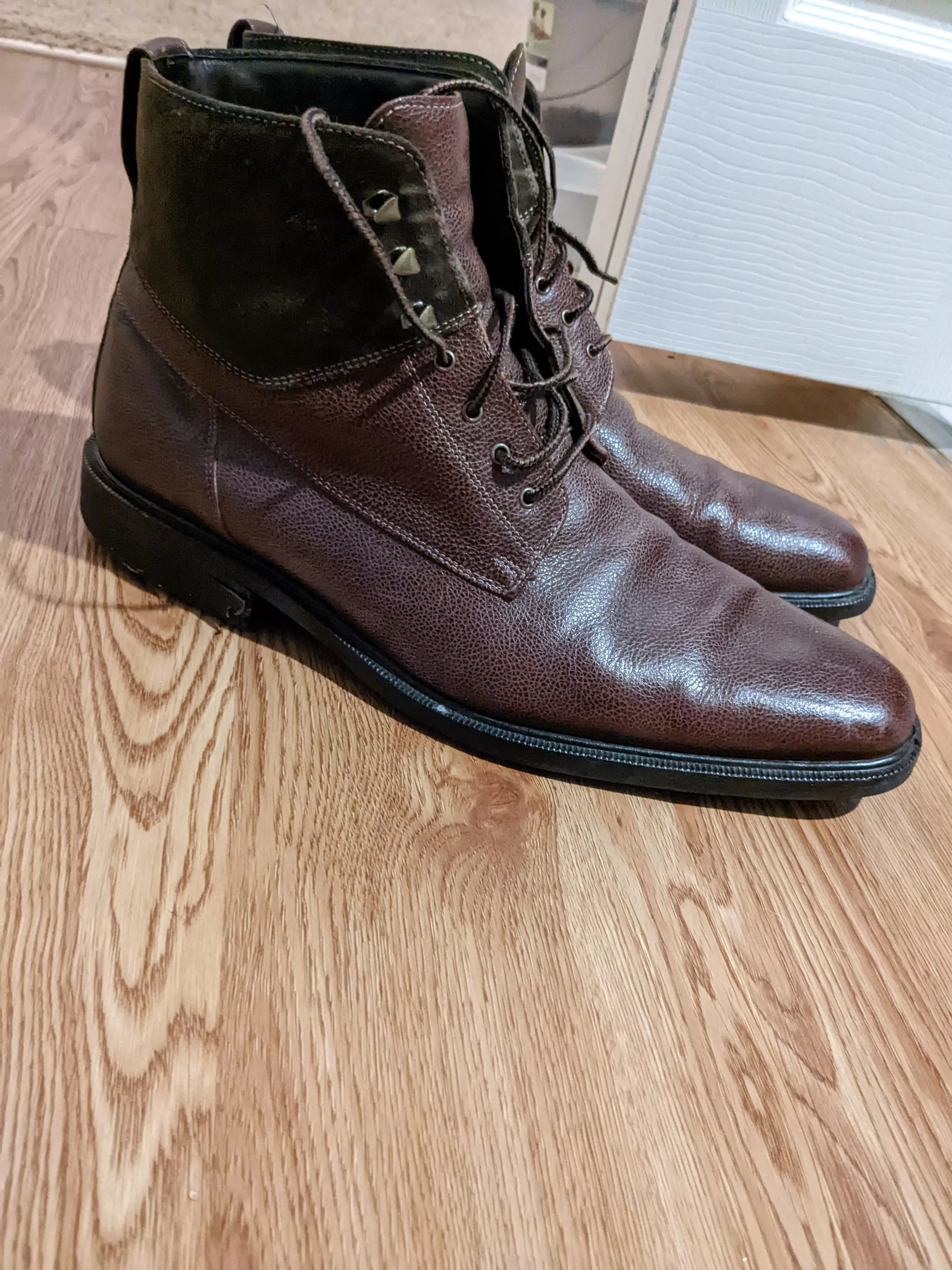 The bottoms are falling off these Cole Haan boots. Help me find something similar to replace them.