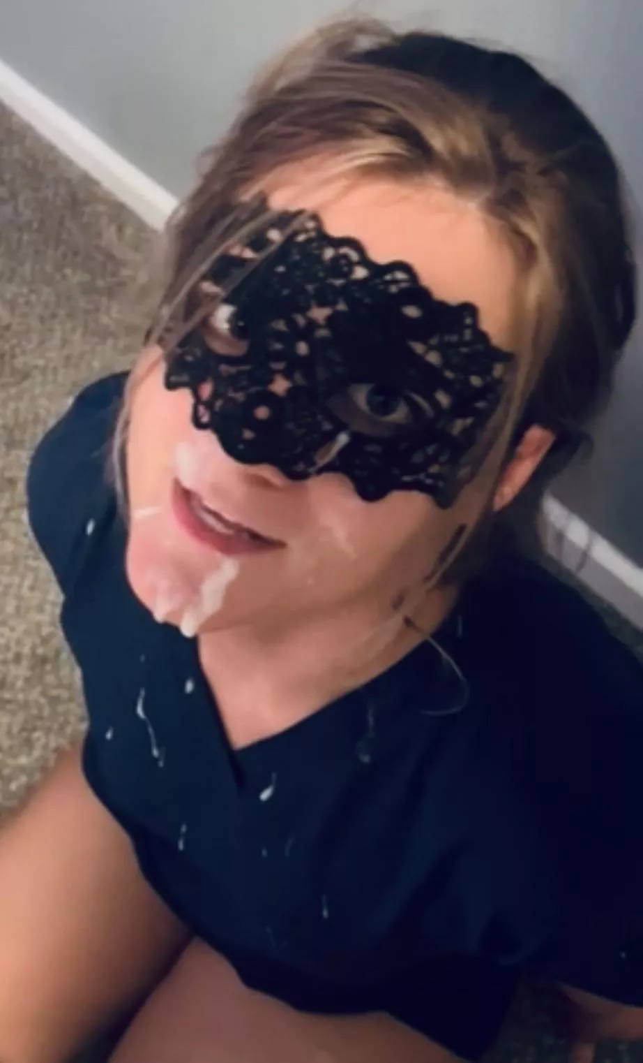 The look that says: “thank you” #cumslutlife