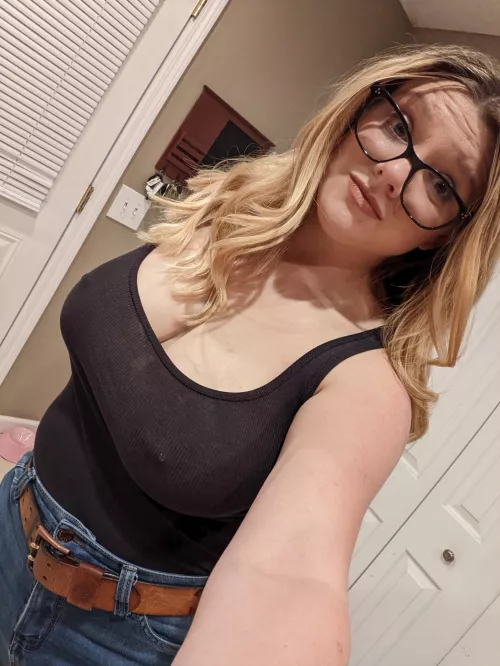 Tucking it in my jeans