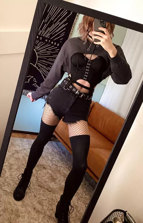 Was going for a goth look, how did I do?