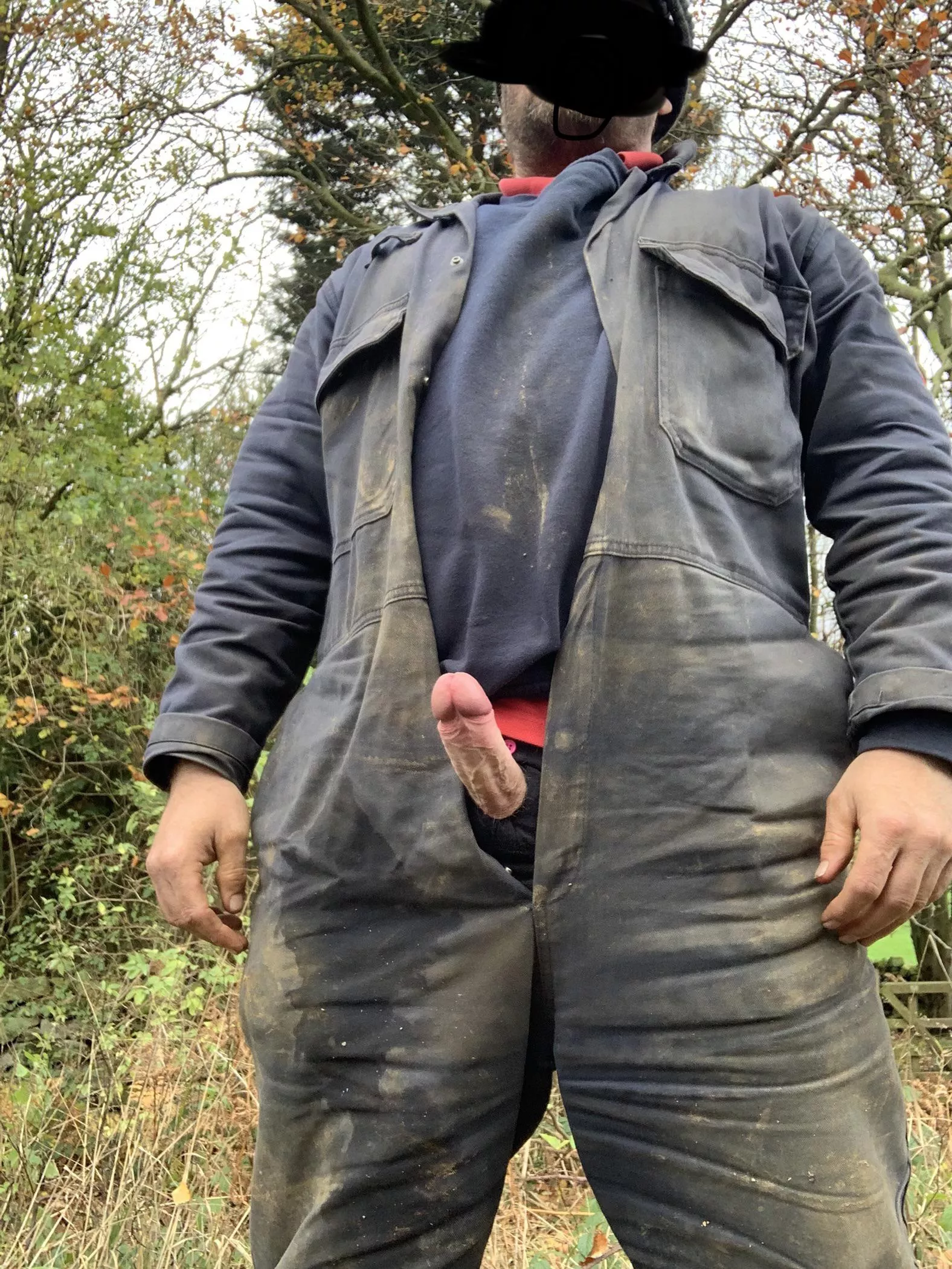 Wet and dirty at work on Saturday