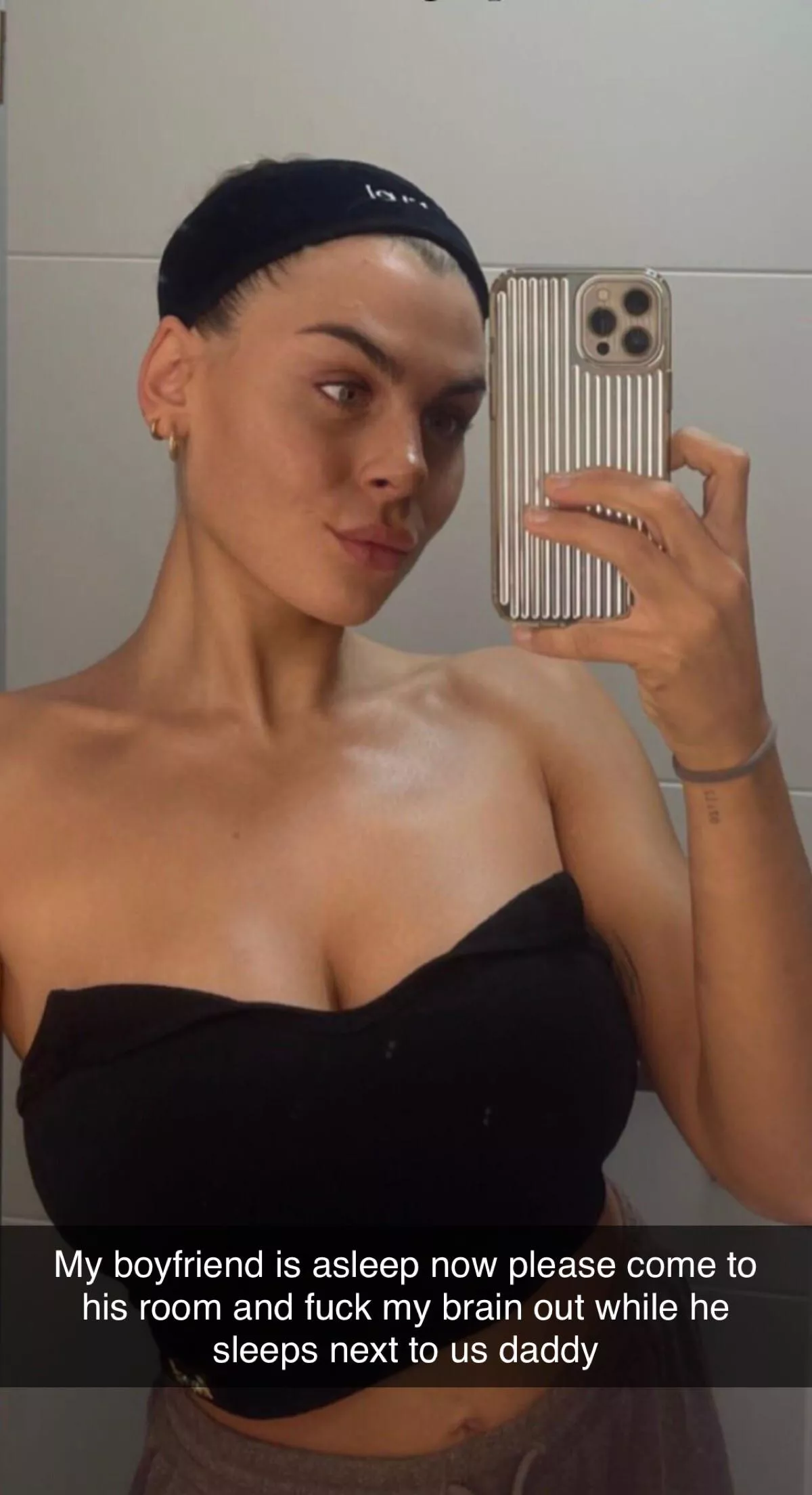 What my roommates girlfriend sends me