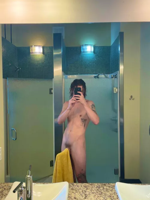 What would you do if you walked in on me like this in the locker room?