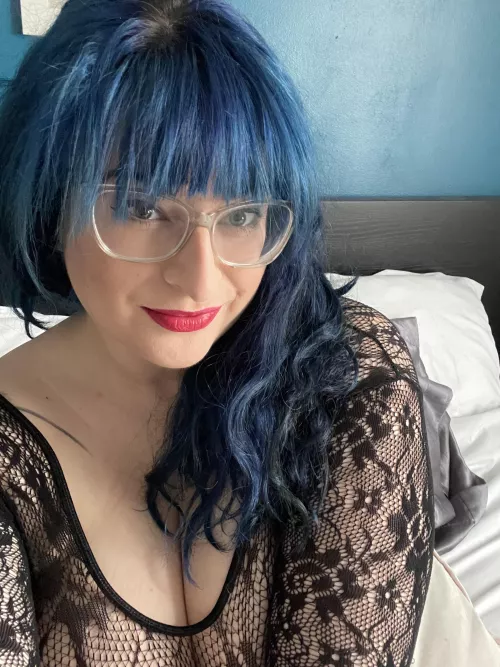 When my hair matched my walls