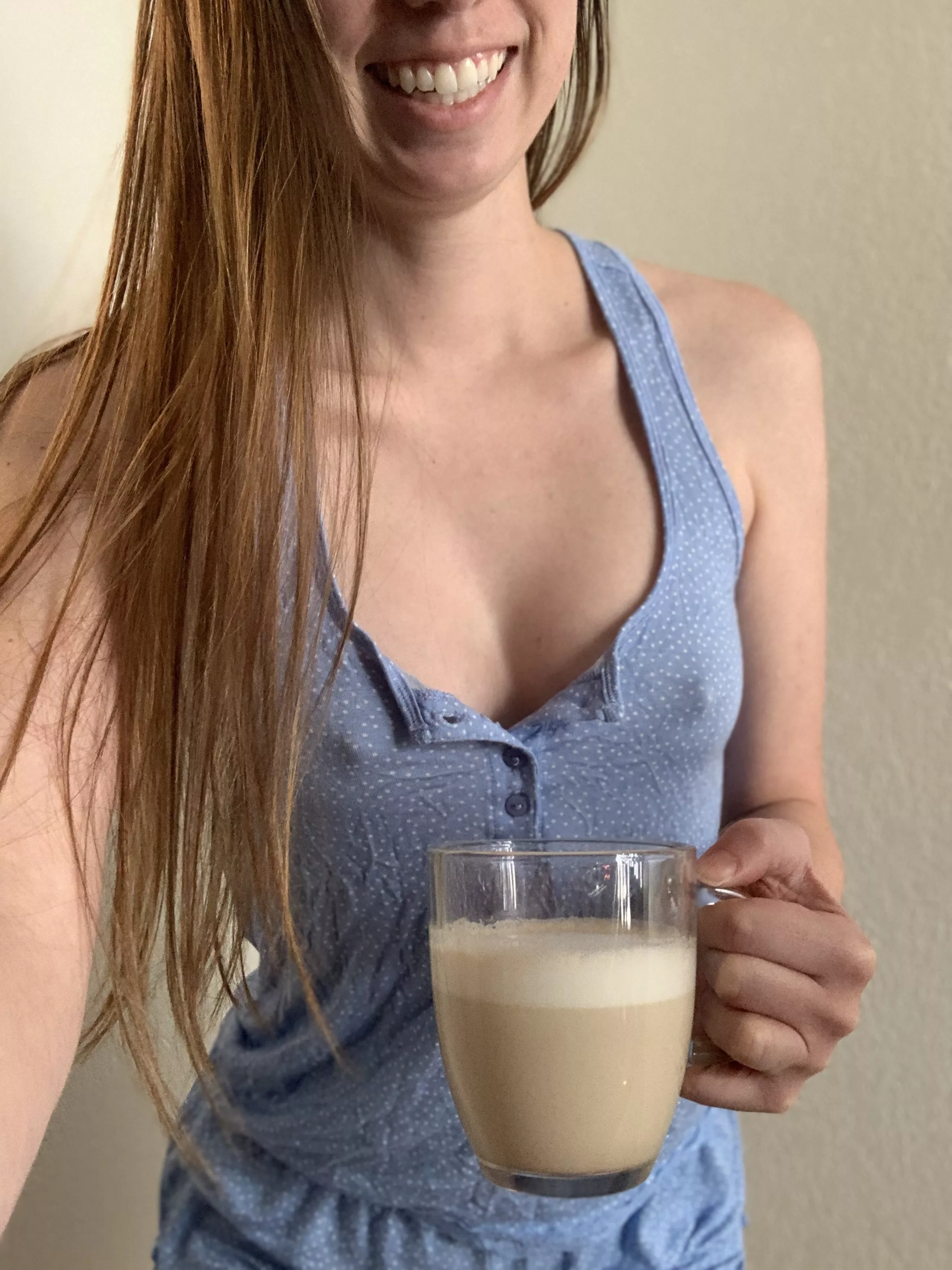 Whole latte smiles this morning!