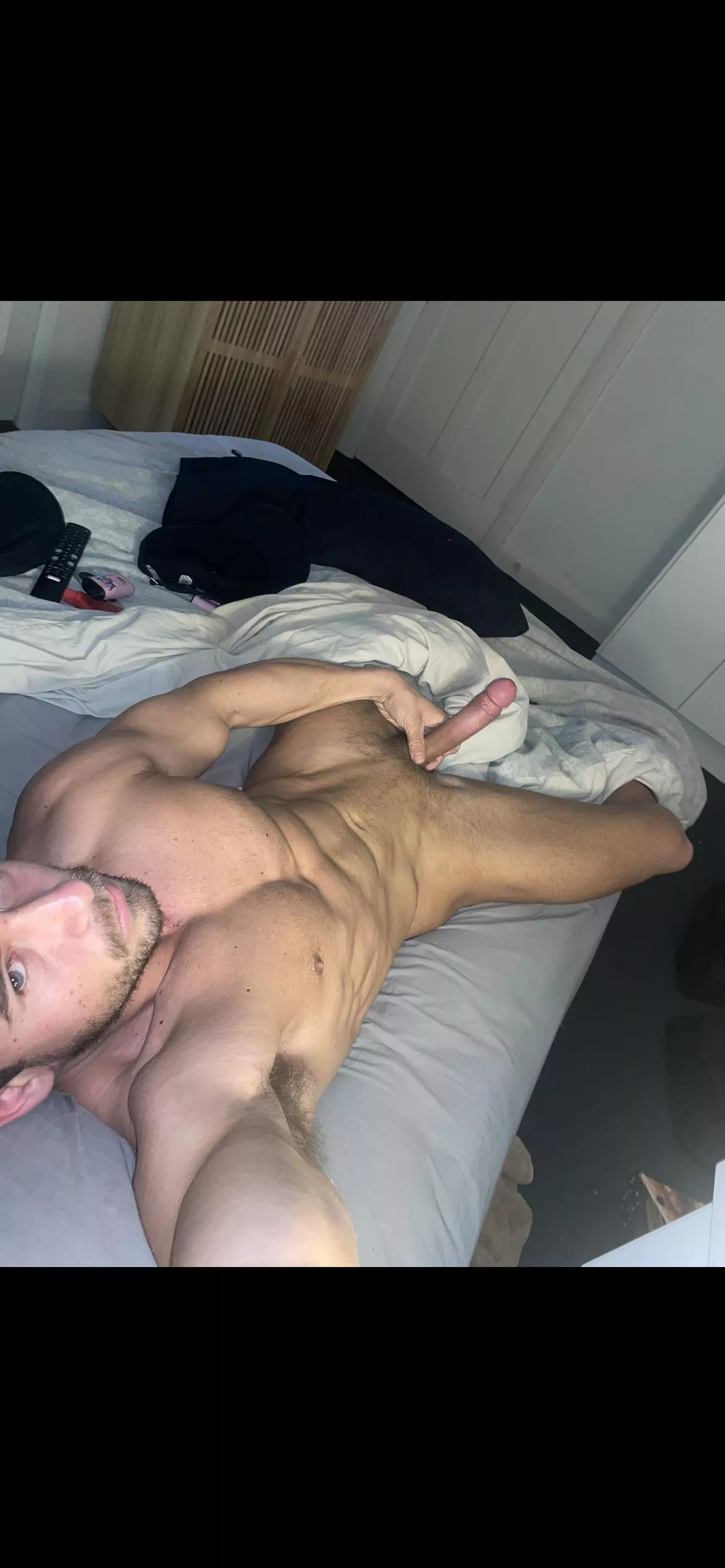 Would you be happy to wake up in bed next to me?