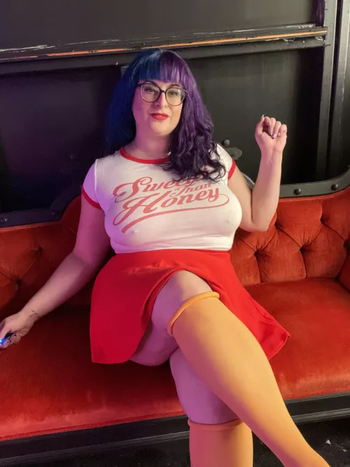 You can tell from the bottom half I had been doing a certain cosplay before this 😅