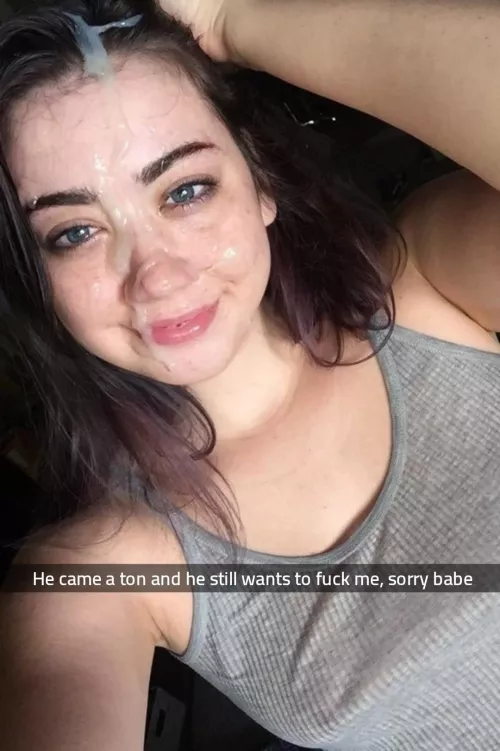 You had agreed no fucking, but the idea of his cum inside her makes your cock throb!