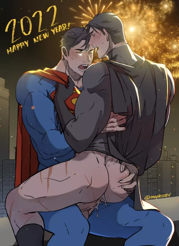5.. 4.. 3.. 2.. 1.. HAPPY NEW YEAR! 🎉🎊🎇🎆⛲ [Batman x Superman]