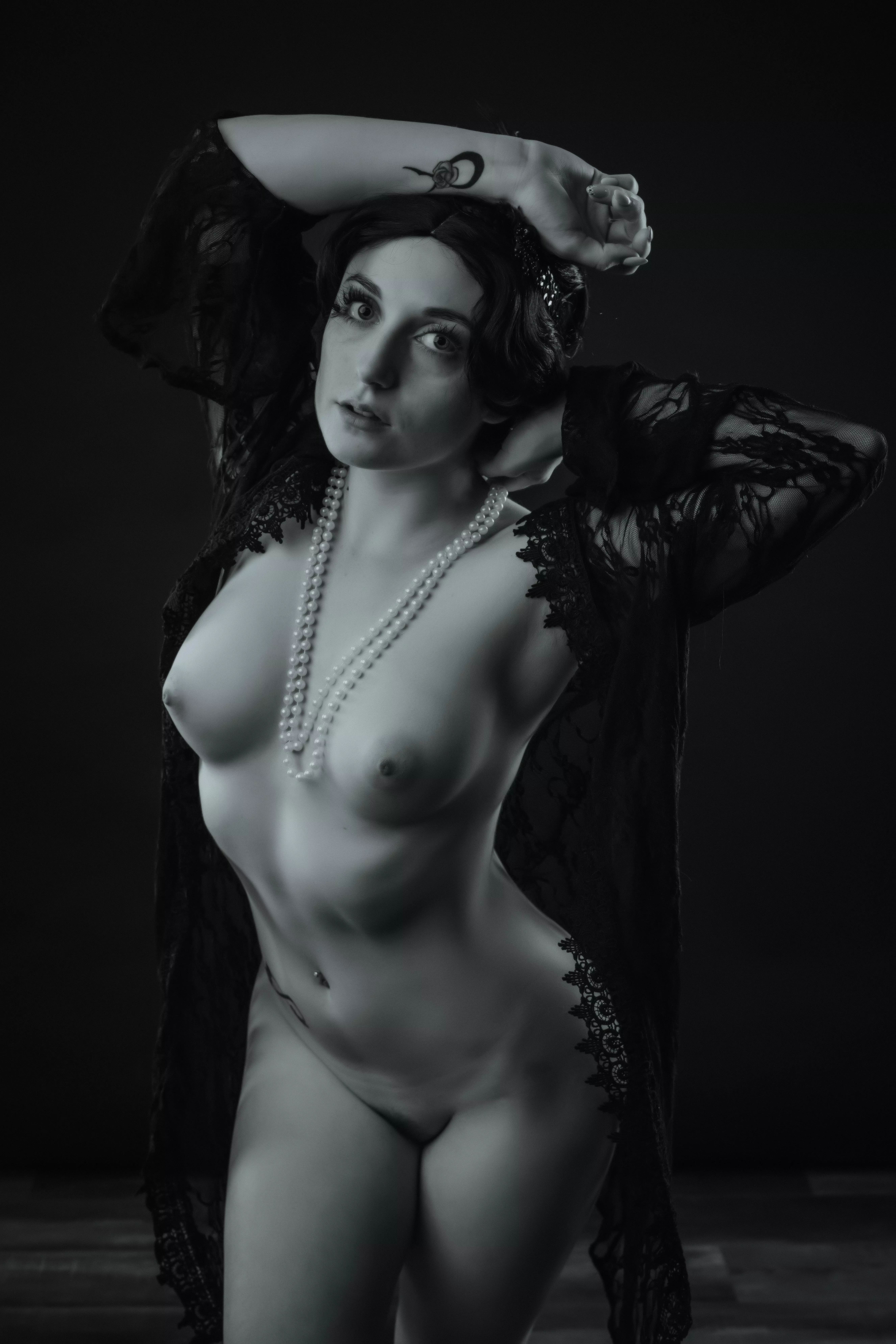 B&W showing off every curve