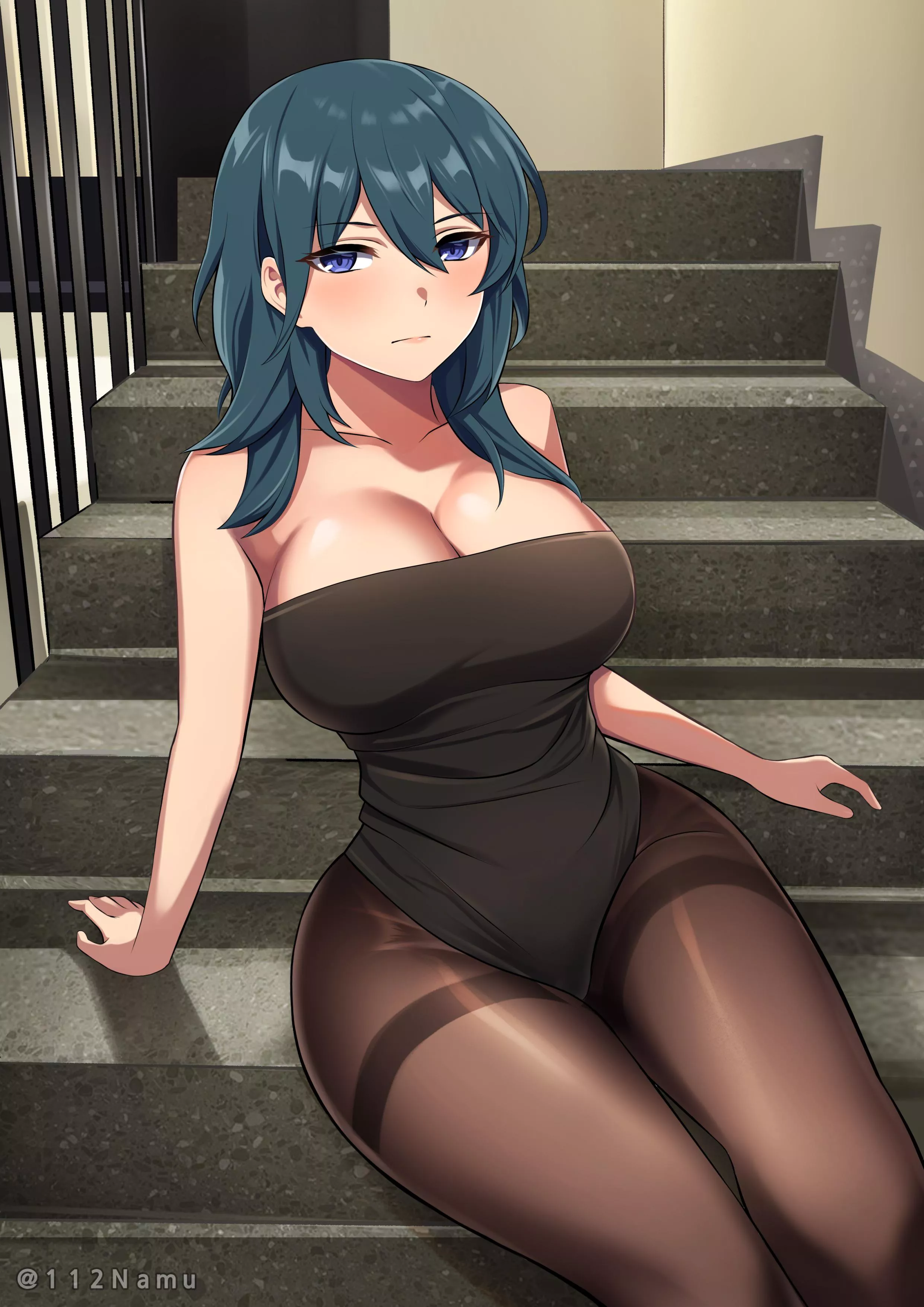 Byleth in Black Tights (Fire Emblem)