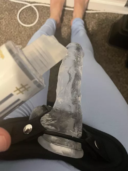 Can’t forget the lube babe