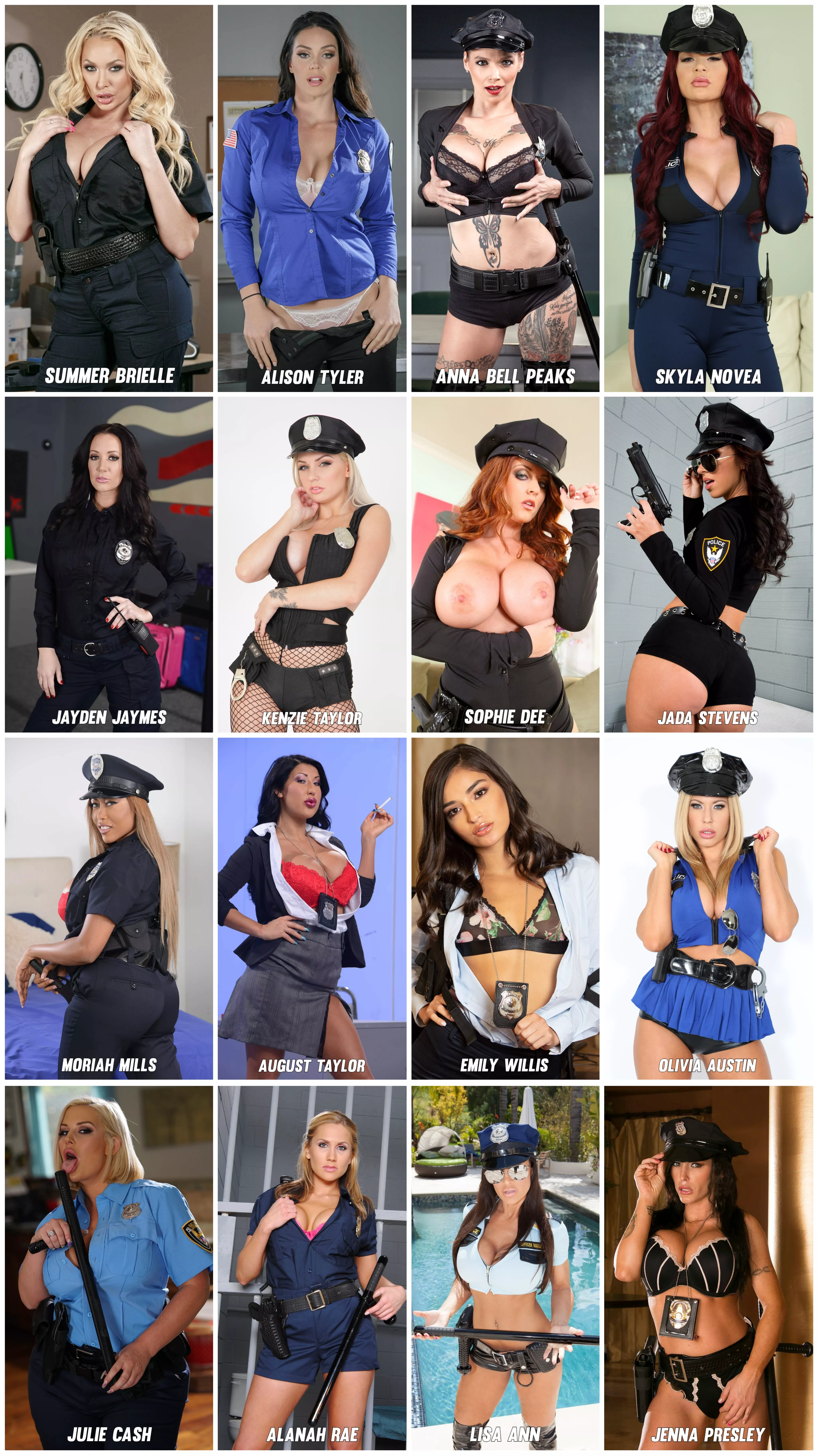 Choose two Cops who will 