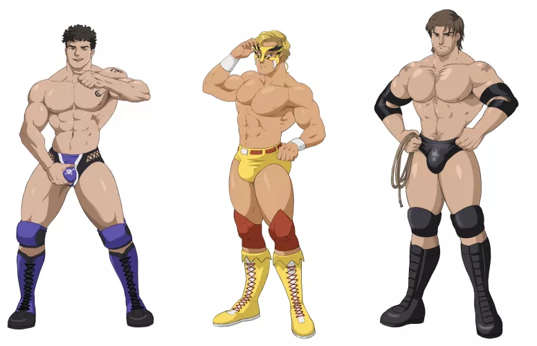 Couple of Wrestler OCs