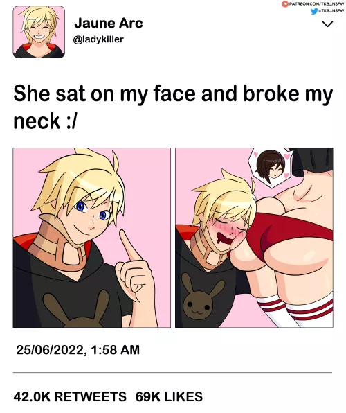 Discord Requests : Lancaster - Jaune x Ruby (by @TKB_NSFW on Twitter)