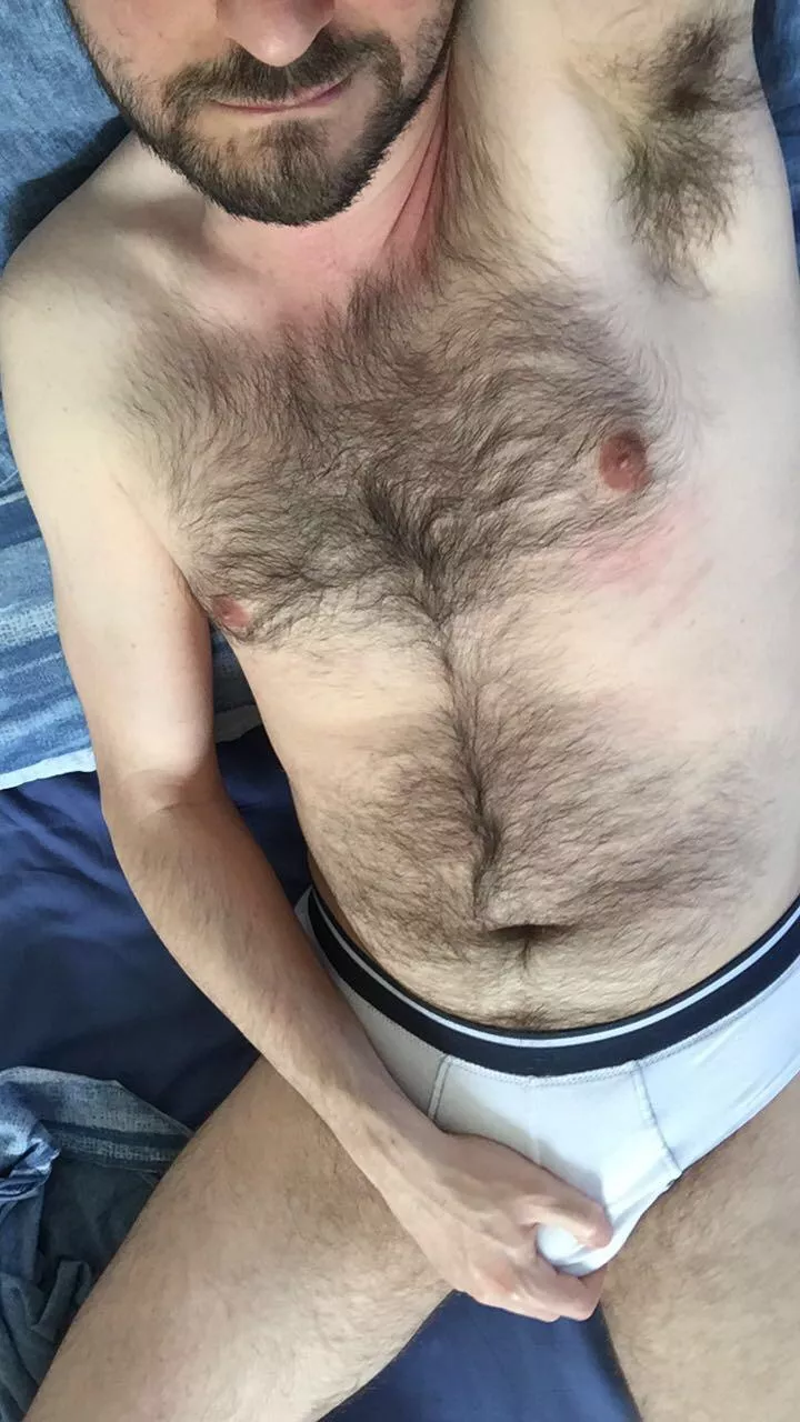 Grab my bulge and lick my pits...