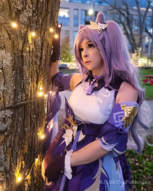 Happy birthday Keqing!! 💜🎉🎉 Cosplay by JinxTheFunhouse