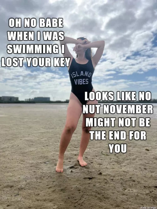 I swear it was an accident.... don't you believe me babe?