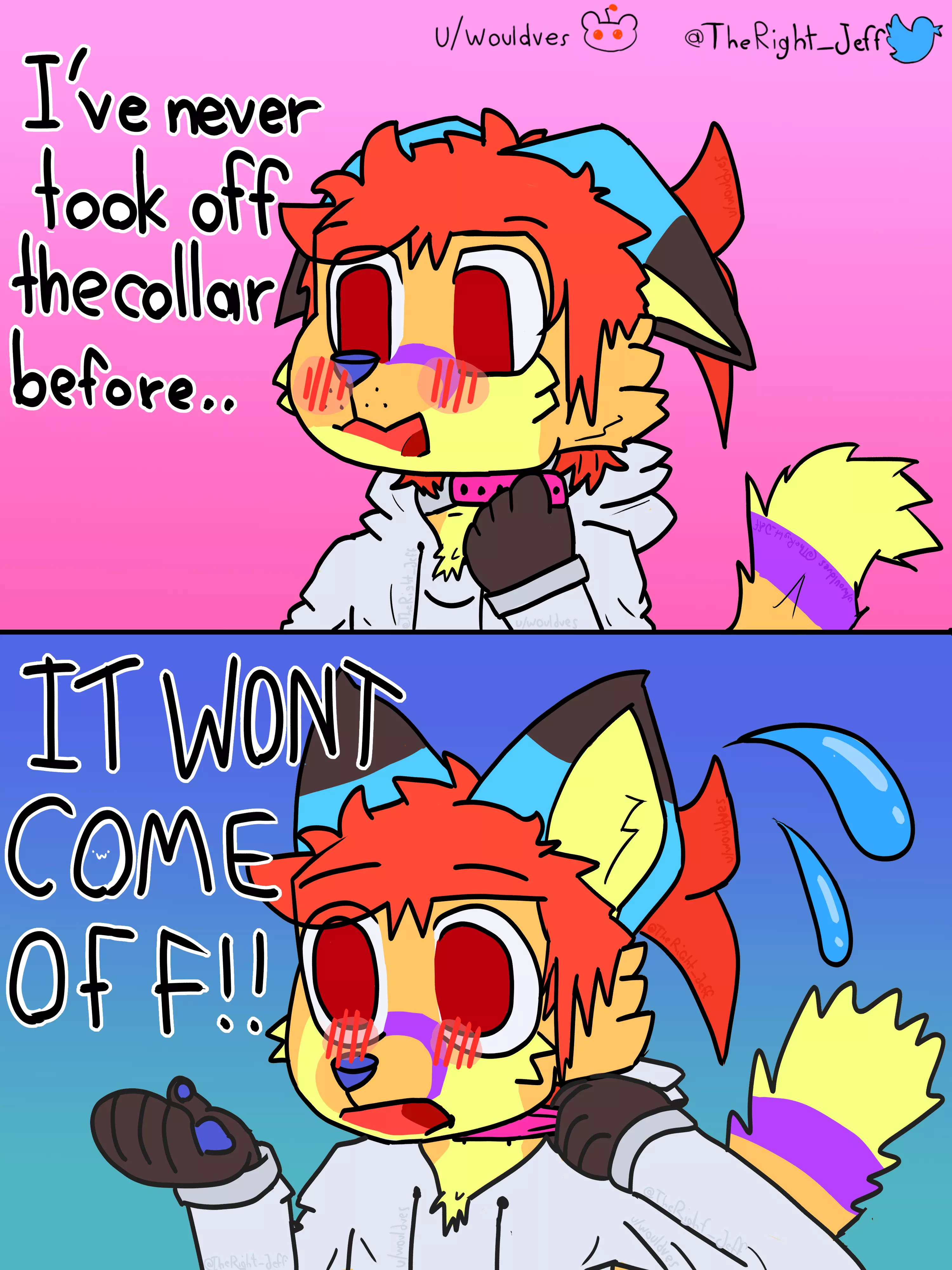 It just doesn't come off ( comic by me @TheRight_Jeff on twitter )