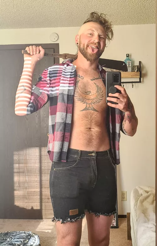 It was a bit of a crazy hair day