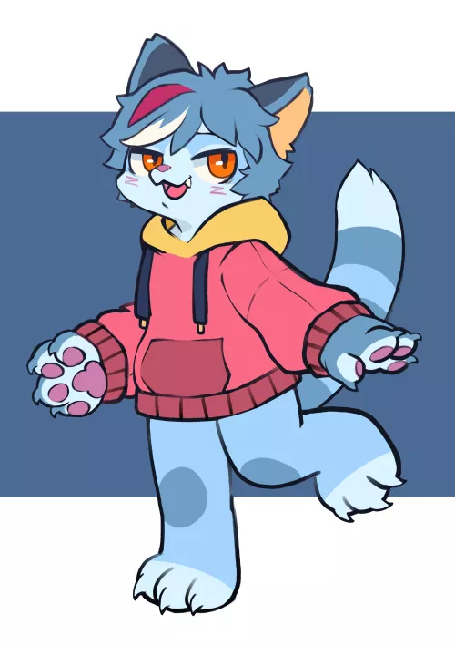 Little OC I did! Naughty one [Art by me]