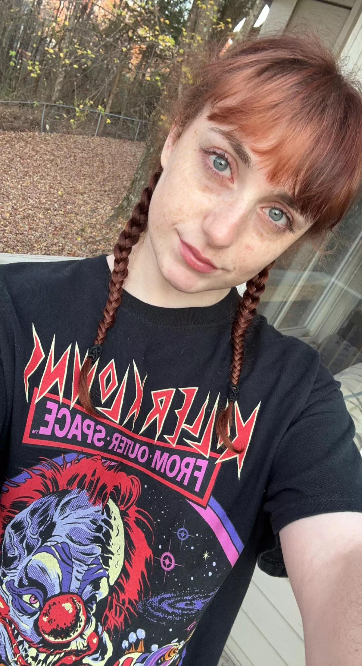 No makeup, just nerdy me