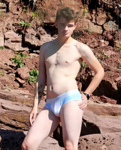 Not sure how I feel about my pose but liking the underwear