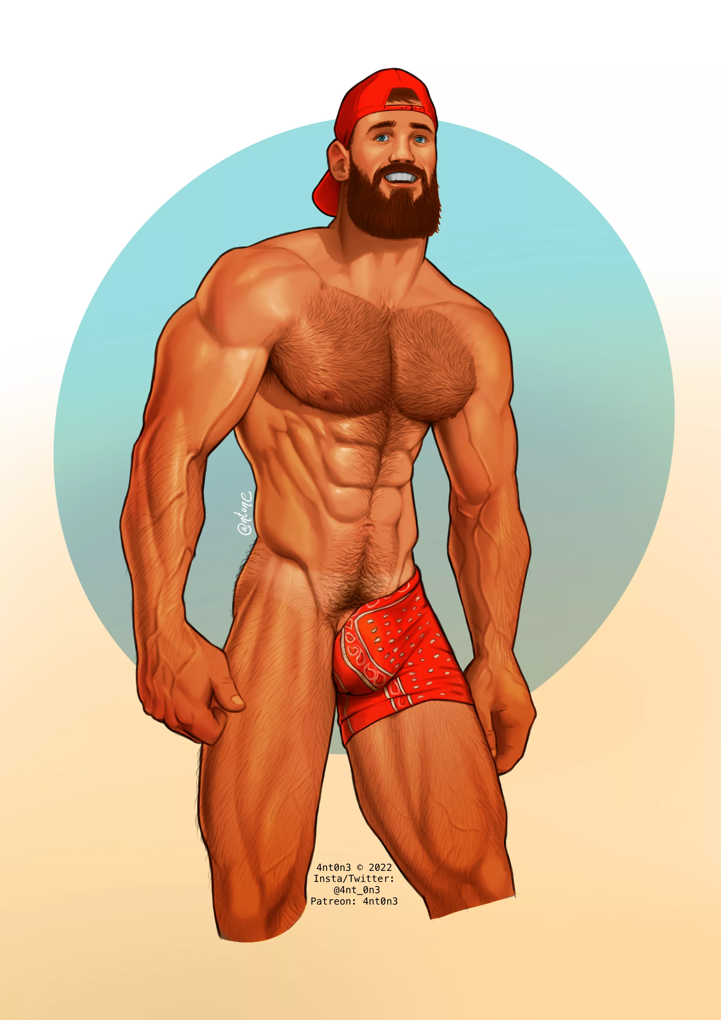 [OC] Use a bandana as only garment