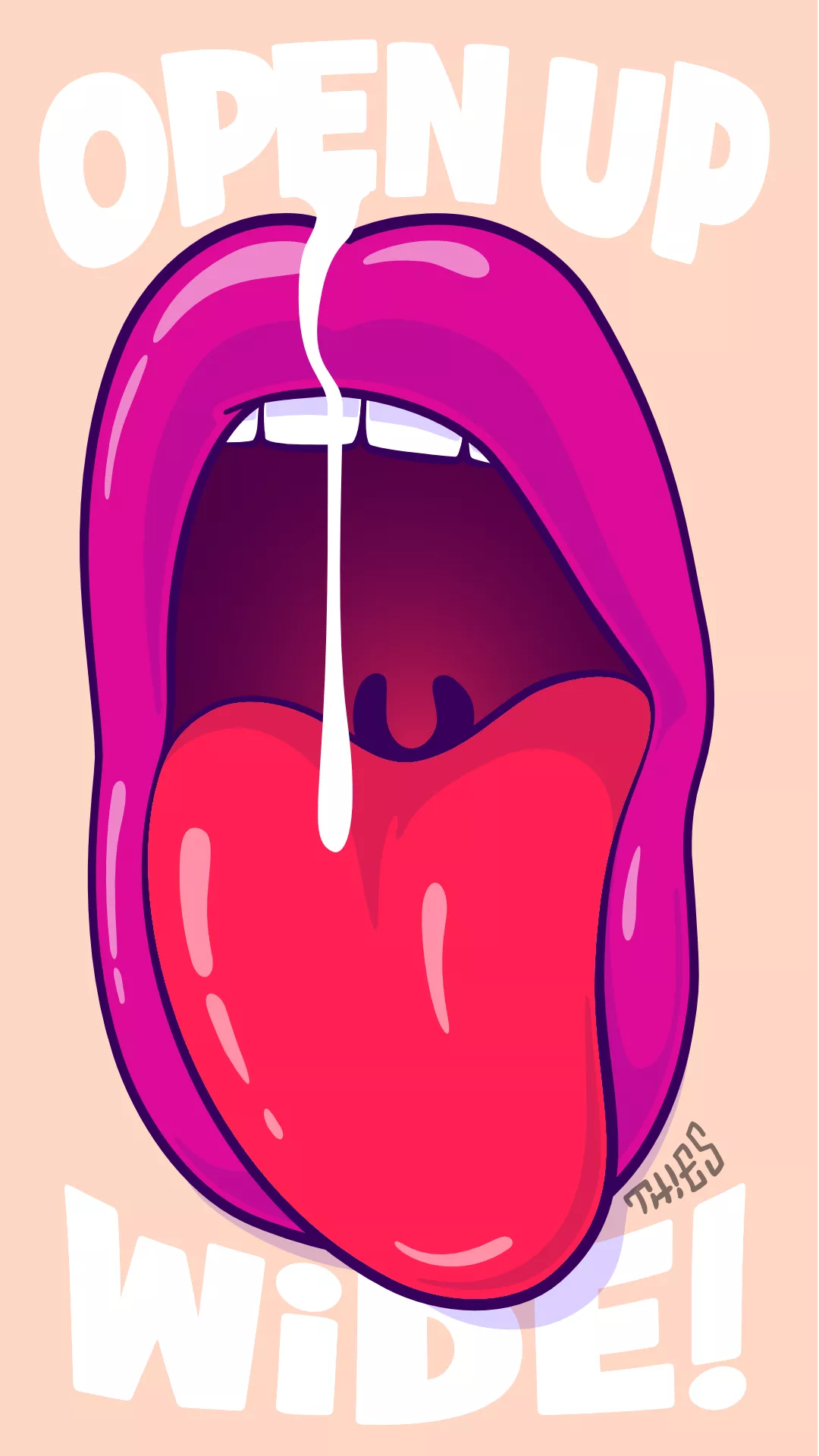 Open up whide, sissy! 😛 (Oc)