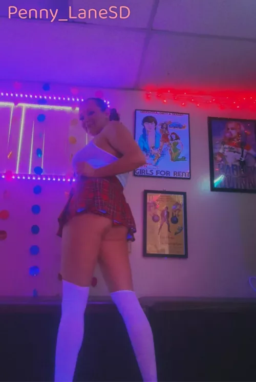 Ready for inspection, Daddy! Should I bend over now?