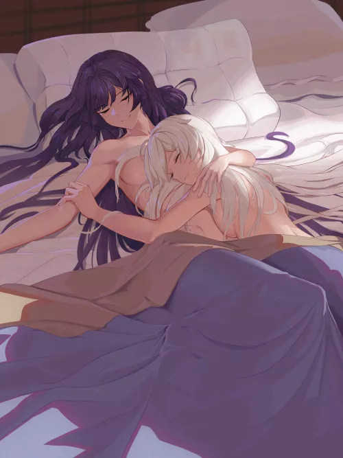 Sleeping very soundly after a wonderful night