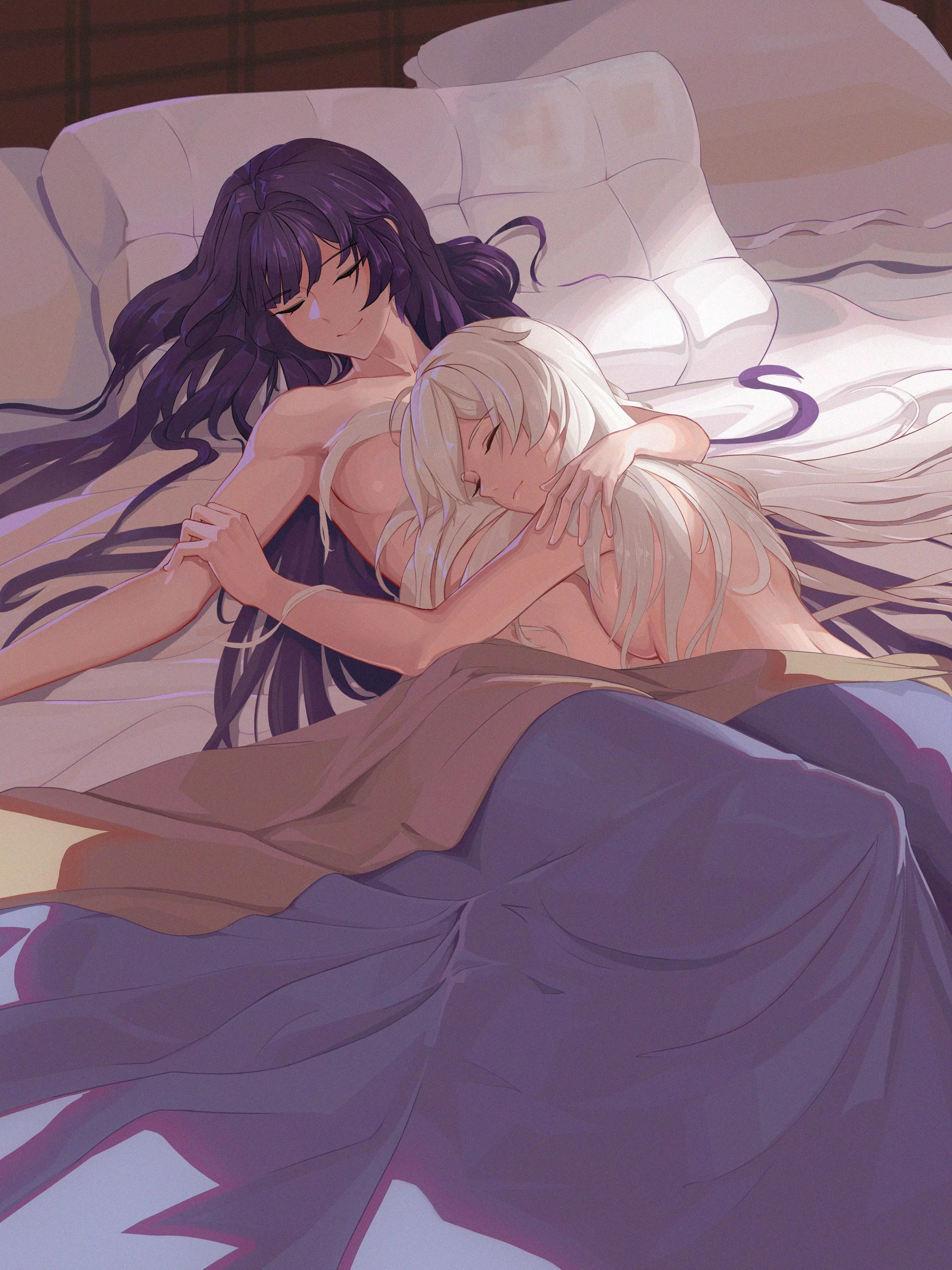 Sleeping very soundly after a wonderful night