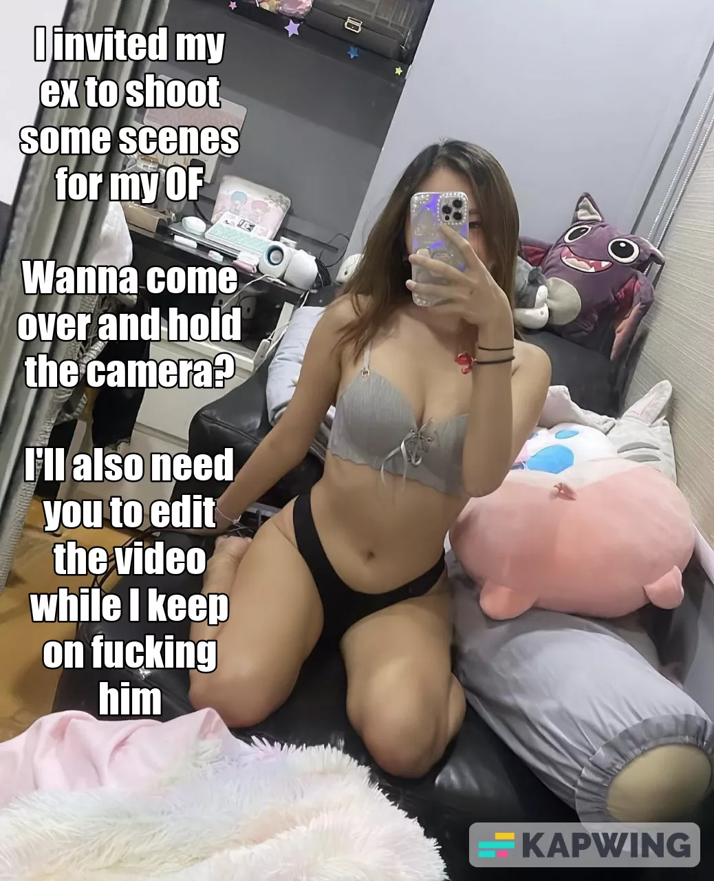 So it's not only for the OF.. It's also for her pleasure