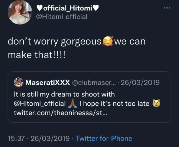 The collab that never happened (Twitter)