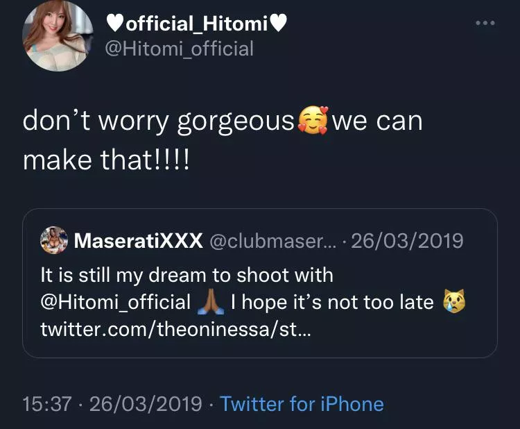 The collab that never happened (Twitter)