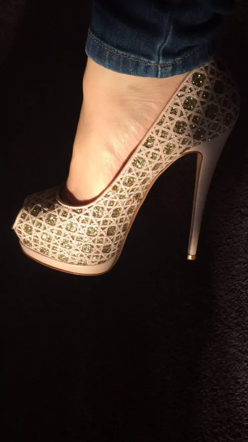The higher the heel… the happier the lady!