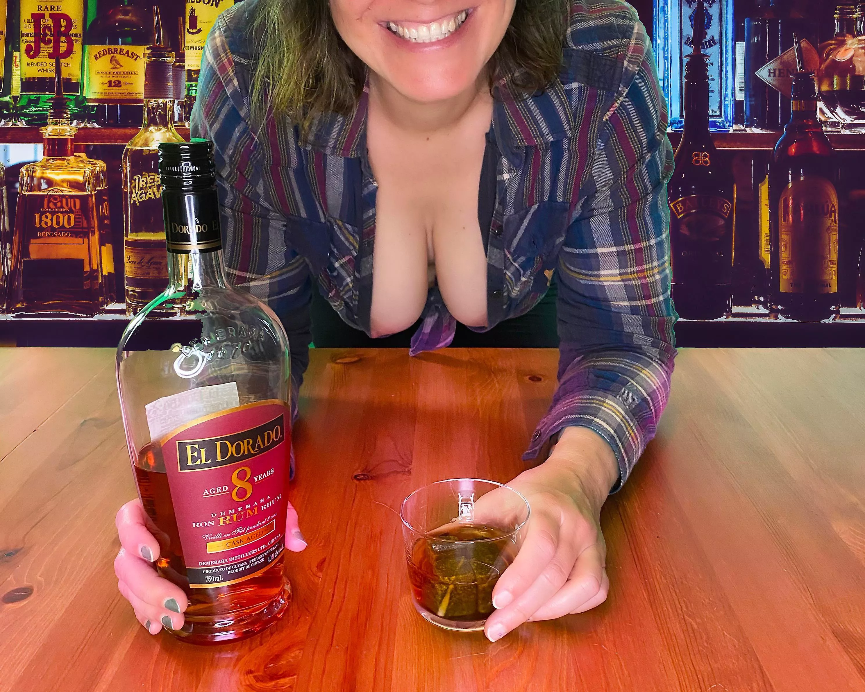 There is always a sign that says ‘staff only’. But somehow Iris always ends up behind the bar…