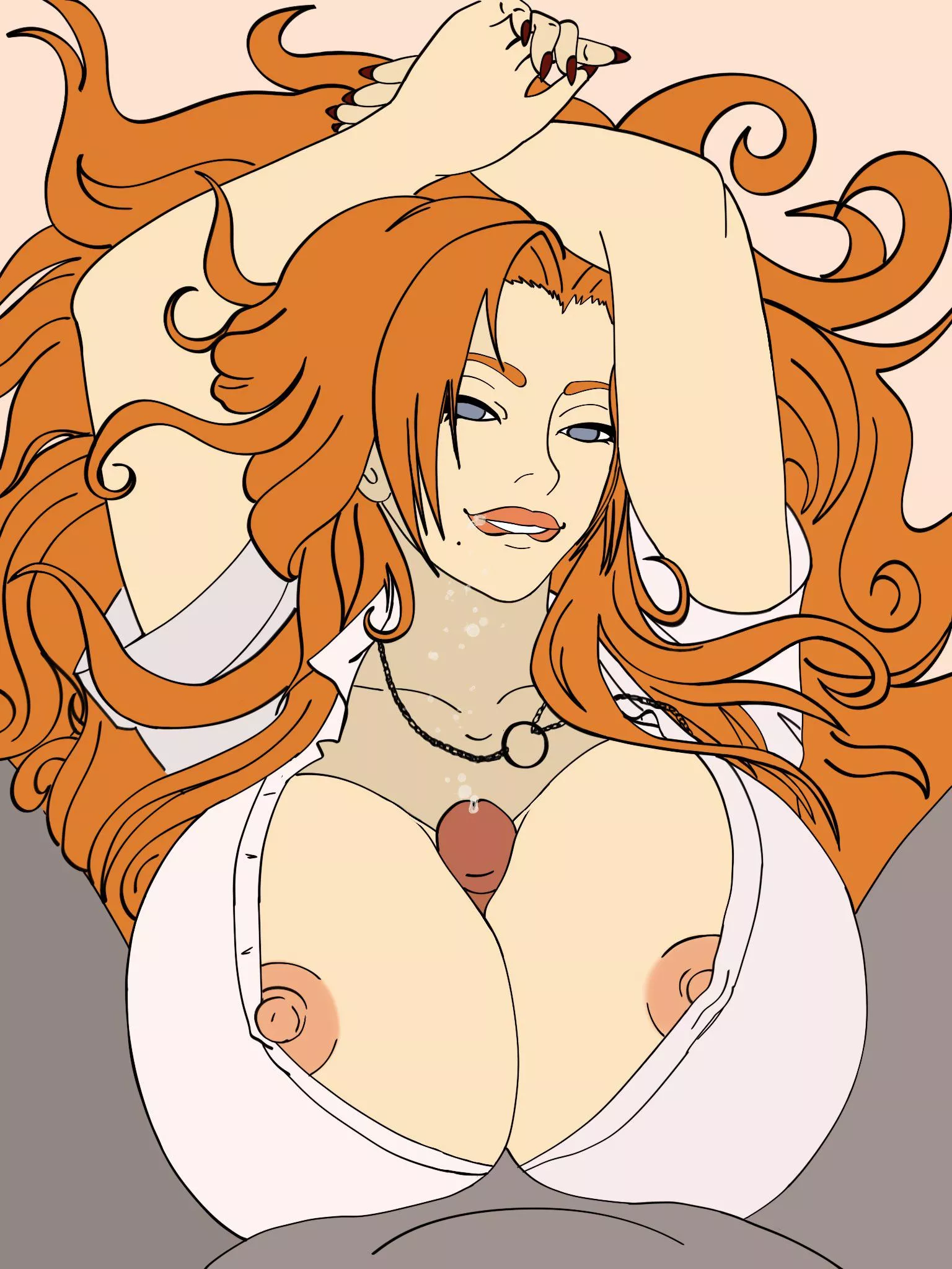 Tit fucking a busty redhead WIP fan tribute (NeonScarlette) [Bleach]
