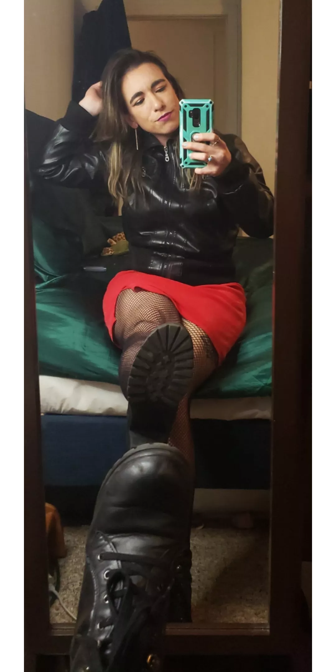 untie my boots with your teeth, slip em off and give me a massage