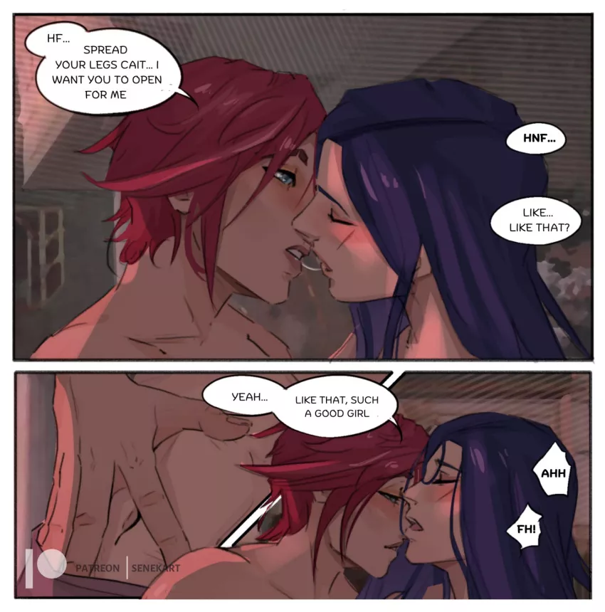 Vi and Caitlyn having some fun (senekart)