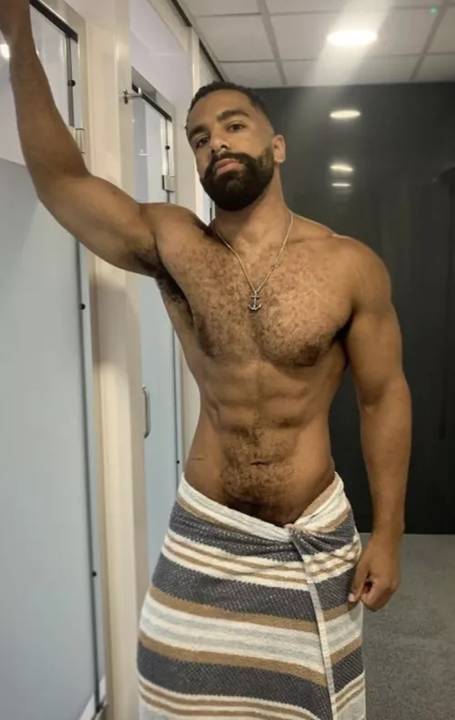 What's under the towel