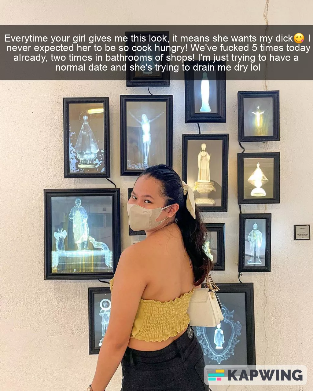 Your gf is a cock hungry slut!