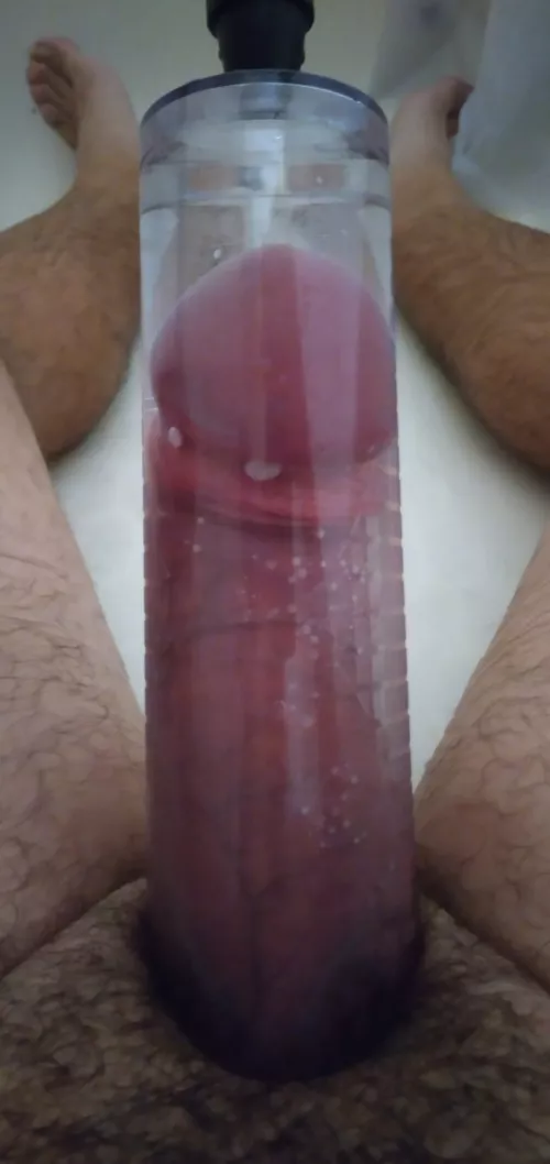 after 2 extra sessions with water in the tube