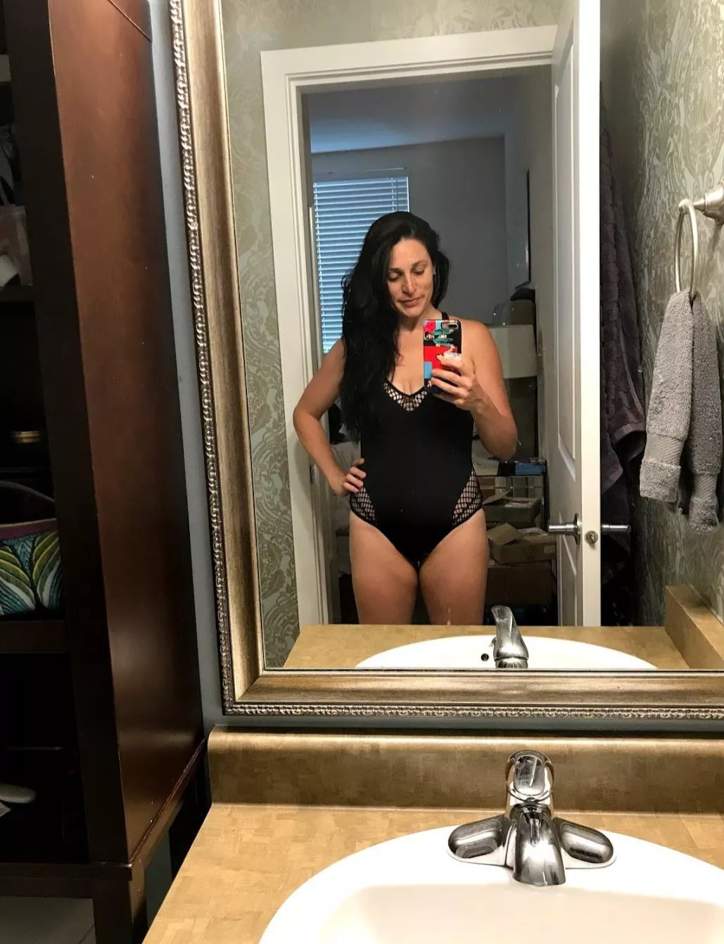 Black one piece swimsuit 🩱